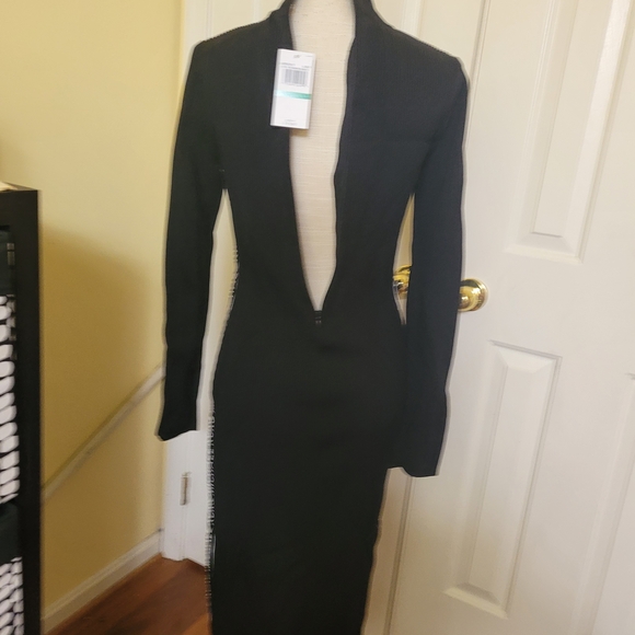 Michael Kors Elegant Black Long Sleeve Dress - Picture 5 of 7